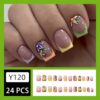 24pcs/Set Press On Nails